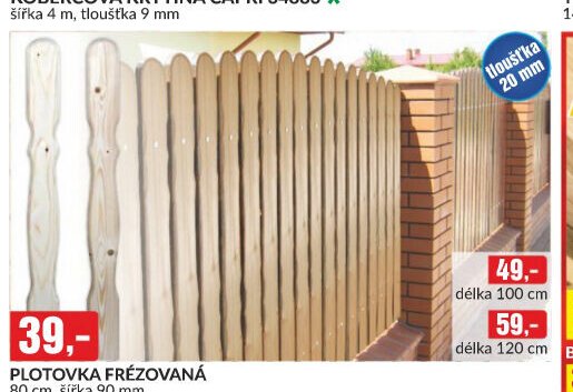 PLOTOVKA FRÉZOVANÁ
