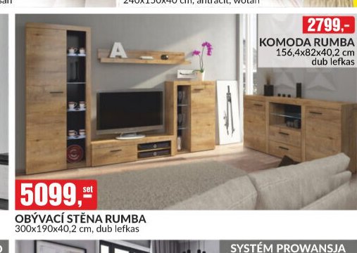 OBÝVACÍ STĚNA RUMBA