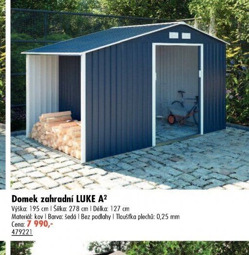 Domek zahradní LUKE A2