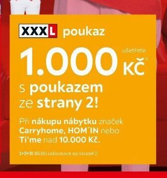 XXXL poukaz