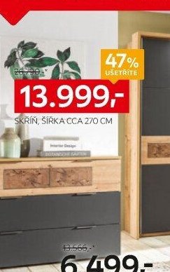 SKŘÍŇ, ŠÍŘKA CCA 270 CM