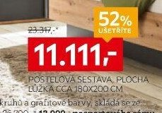 POSTELOVÁ SESTAVA, PLOCHA LŮŽKA CCA 180X200 CM