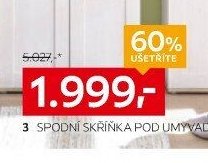 Spodní skříňka pod umyvadlo