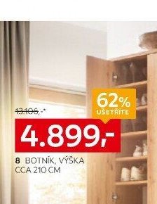 8 BOTNÍK, VÝŠKA CCA 210 CM