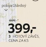 Hotový závěs