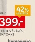Hotový závěs