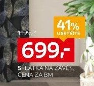 Látka na závěs