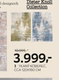 Tkaný koberec, cca 120x180 cm