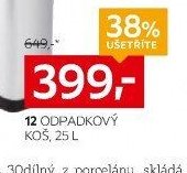 12 ODPADKOVÝ KOŠ, 25 L