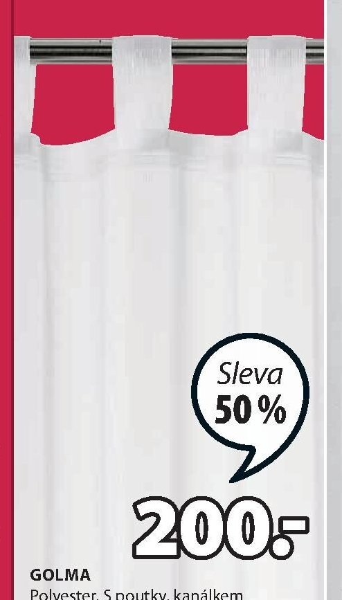 Záclona GOLMA
