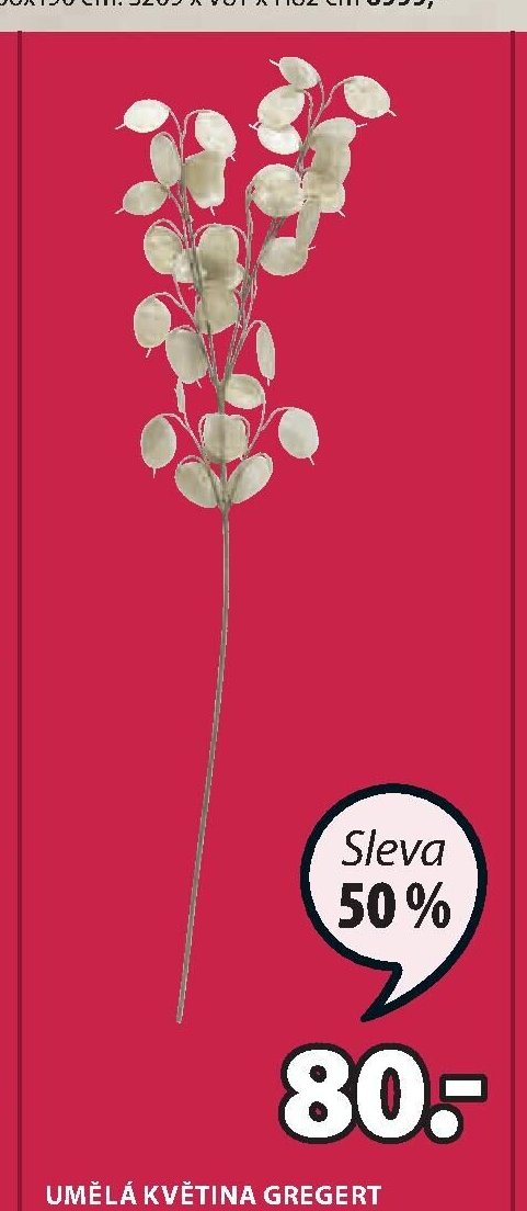 UMĚLÁ KVĚTINA GREGERT