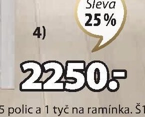 4) Noční stolek