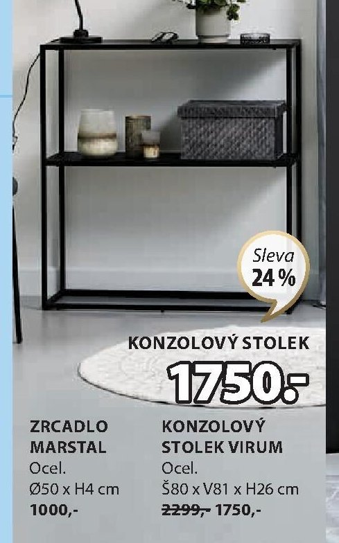 KONZOLOVÝ STOLEK VIRUM