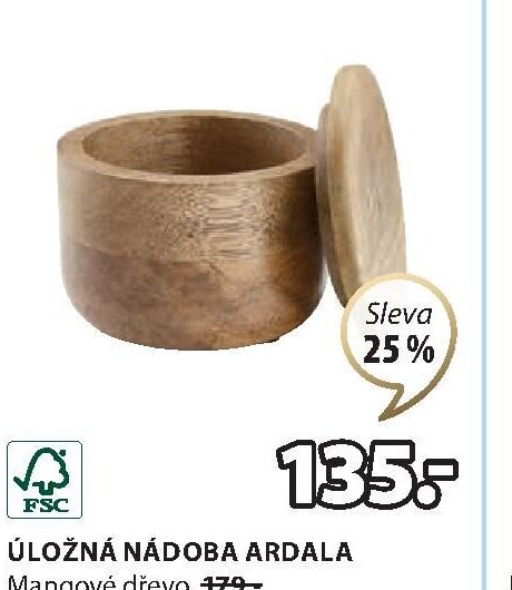 ÚLOŽNÁ NÁDOBA ARDALA