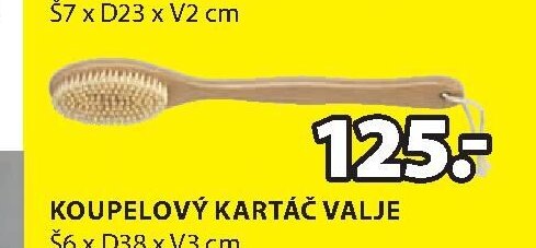 KOUPELOVÝ KARTÁČ VALJE