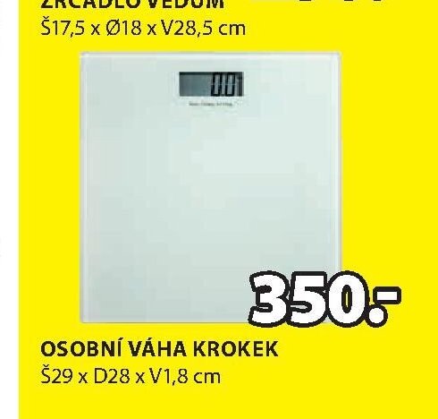 OSOBNÍ VÁHA KROKEK