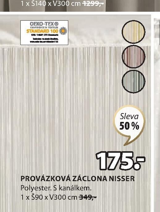 PROVÁZKOVÁ ZÁCLONA NISSER