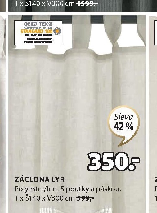 ZÁCLONA LYR