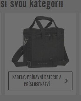 Kabely, přídavní baterie a příslušenství