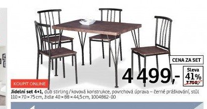 Jídelní set 4+1