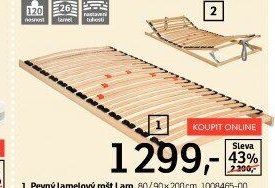 Pevný lamelový rošt Laro