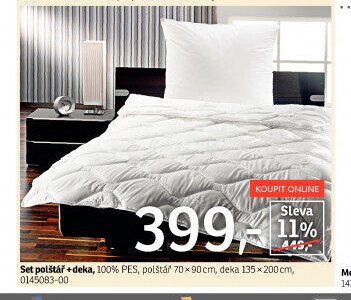 Set polštář+deka