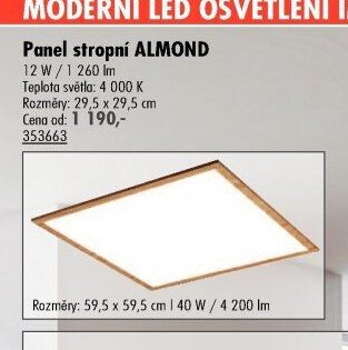 Panel stropní ALMOND