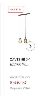 ZÁVĚSNÉ SVÍTIDLO, E27/60 W