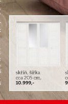 skříň, šířka cca 205 cm