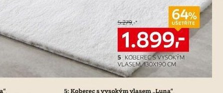Koberec s vysokým vlasem