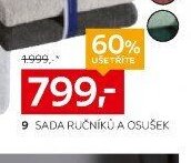 9 SADA RUČNÍKŮ A OSUŠEK