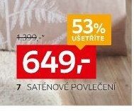7 SATÉNOVÉ POVLEČENÍ