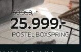 Postel boxspring