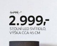 STOLNÍ LED SVÍTIDLO