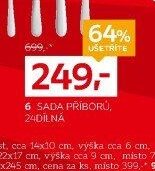 6 Sada příborů, 24dílná