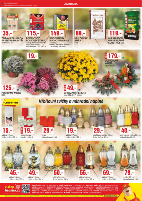 akční leták bauMax 1.10.2022-31.10.2022