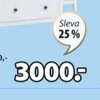 Komoda NORDBY (5 zásuvek)