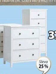 Komoda NORDBY 5 zásuvek