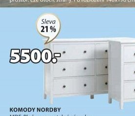 Komoda Nordby (3+3 zásuvky)