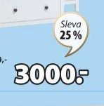 Komoda NORDBY 3 zásuvky