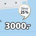 Komoda NORDBY 3 zásuvky