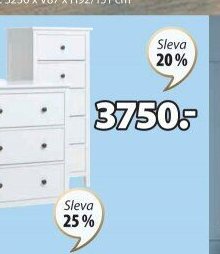 Komoda Nordby (5 zásuvek)