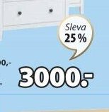 Komoda NORDBY 3 zásuvky
