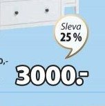Komody NORDBY (3 zásuvky)