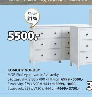 Komody Nordby (široká)