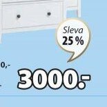 Komoda NORDBY 3 zásuvky