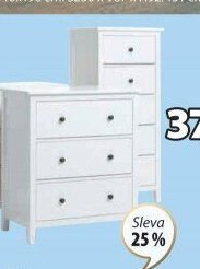 Komoda NORDBY 3 zásuvky
