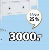Komoda NORDBY 5 zásuvek