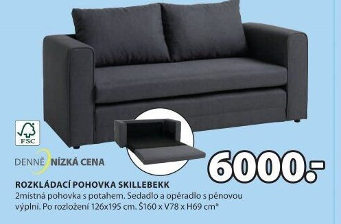 ROZKLÁDACÍ POHOVKA SKILLEBEKK