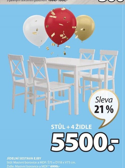 JÍDELNÍ SESTAVA EJBY